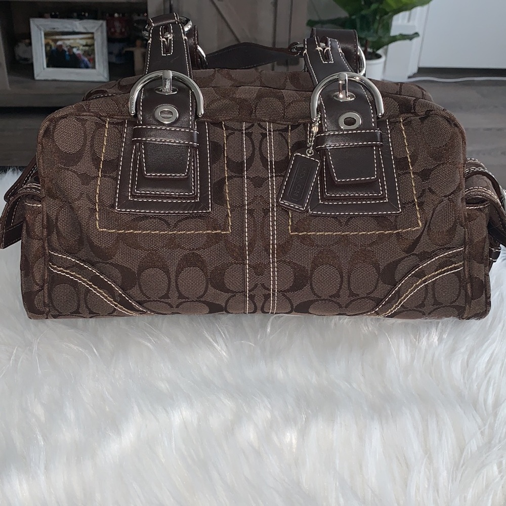 AUTHENTIC Chocolate brown Coach satchel. Perfect condition! - Picture 3 of 8